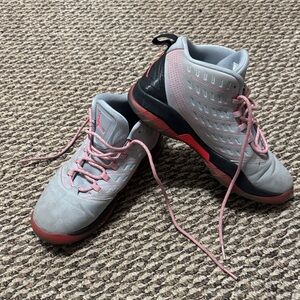 NIKE Air Jordan Velocity Kids Sneakers Wolf Grey Infared